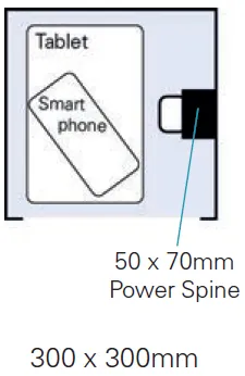 Mobile Phone Charging Internal Dimension